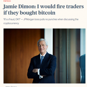 Jamie Dimon - Random Musings From The Year That Was